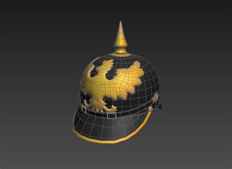 Pickelhaube Helmet Model - TurboSquid 1439022