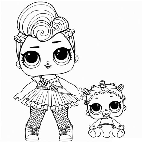 Printable Lol Dolls Coloring Pages