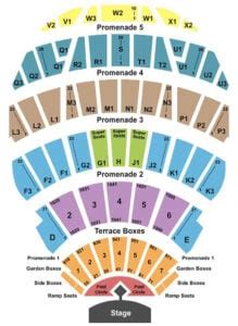 Hollywood Bowl Seating Chart - View the stage from all sections!