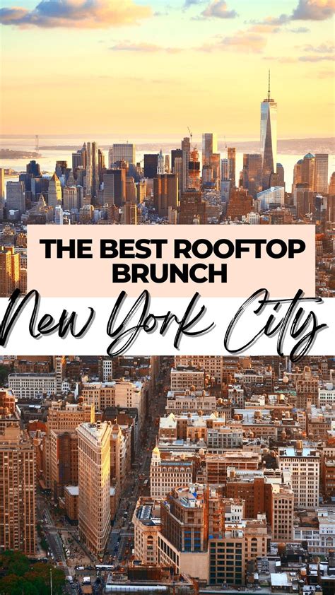 Nyc rooftop brunch guide – Artofit