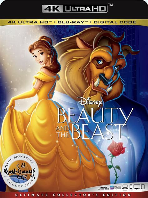 Beauty and the Beast 4K UHD, Blu-ray, Digital with Slipcover Brand New ...