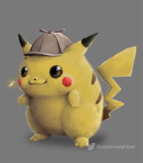 I painted chubby Gen 1 Detective Pikachu [OC] : r/pokemon