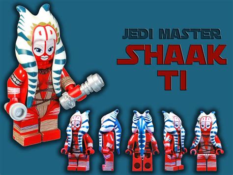 Shaak Ti | Lego figures, Custom lego, Lego star wars