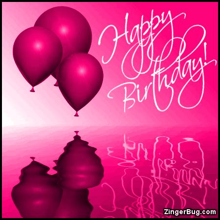 Birthday Balloons Glitter Graphics, Comments, GIFs, Memes and Greetings for Facebook or Twitter