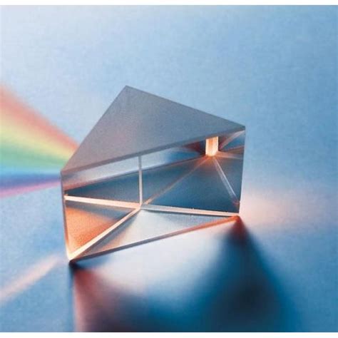 Prism glass right angled, 50mm, regular quality