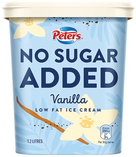 No Sugar Added Vanilla Ice Cream - Peters Ice Cream