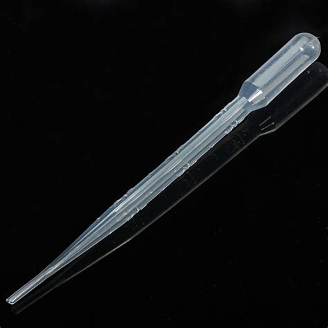 100Pcs 0.2/1/3ML Laboratory Tools Pipettes Plastic Disposable Graduated Pasteur Pipette Dropper Poly