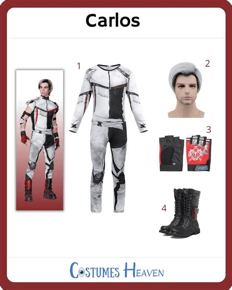 Carlos Descendants Costume For Cosplay & Halloween 2024