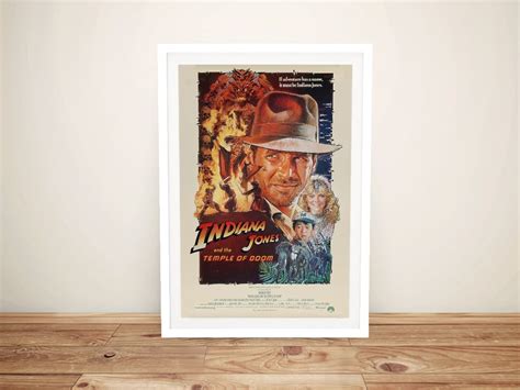 Buy a Framed Temple of Doom Film Poster | Blue Horizon Prints AU