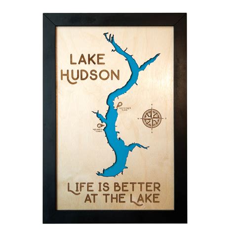 Lake Hudson Map – The Curious Bison