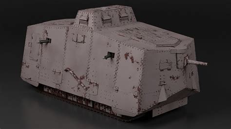 A7V Tank 3D model | CGTrader