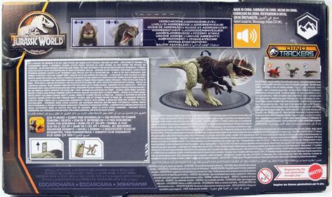 Jurassic World Dino Trackers - Mattel - Wild Roar Eocarcharia