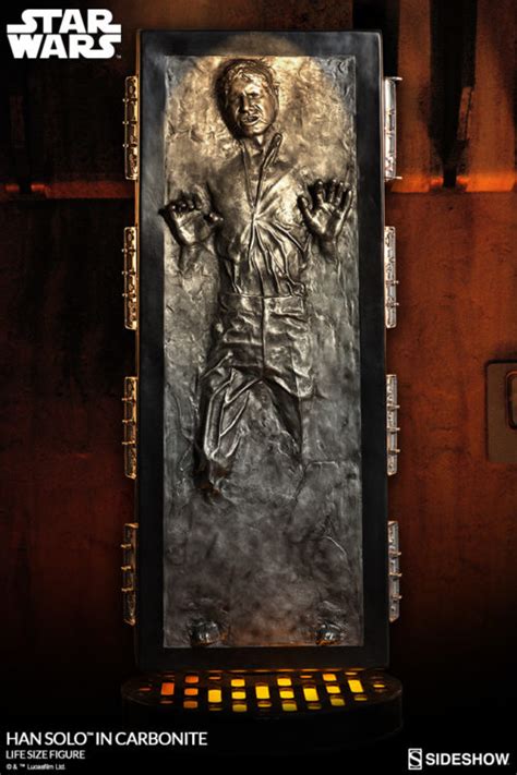 Sideshow’s Life-Size Han Solo in Carbonite | Plastic and Plush