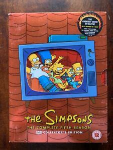 Simpsons Season 5 DVD Box Set Complete Fifth Family Animated TV Series ...