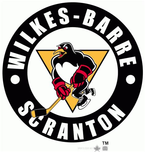 Wilkes-Barre/Scranton Penguins Logo - Alternate Logo - American Hockey ...