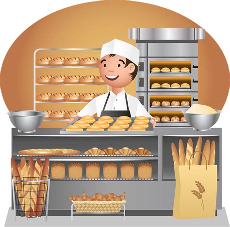 Download Baker, Bakery, Bakeshop. Royalty-Free Vector Graphic - Pixabay