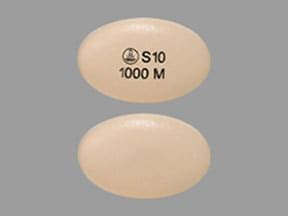 Pill Finder: Logo S10 1000 M Orange Elliptical / Oval - Medicine.com