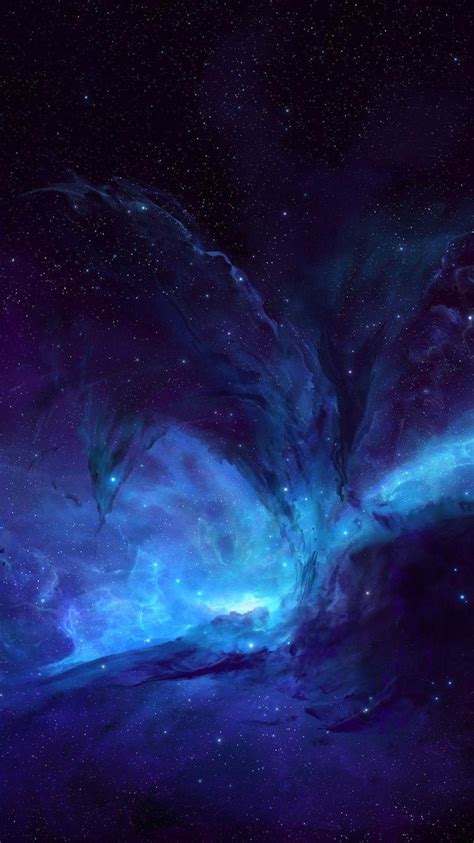 Blue Galaxy iPhone Wallpapers - Top Free Blue Galaxy iPhone Backgrounds - WallpaperAccess