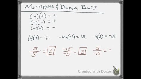 Integer and Fraction Rules - YouTube