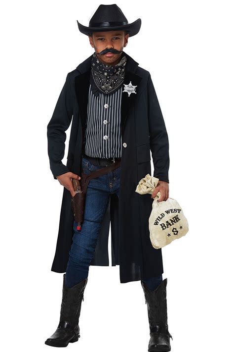 Boys Deluxe Dark Spirit Western Cowboy Costume | ubicaciondepersonas ...