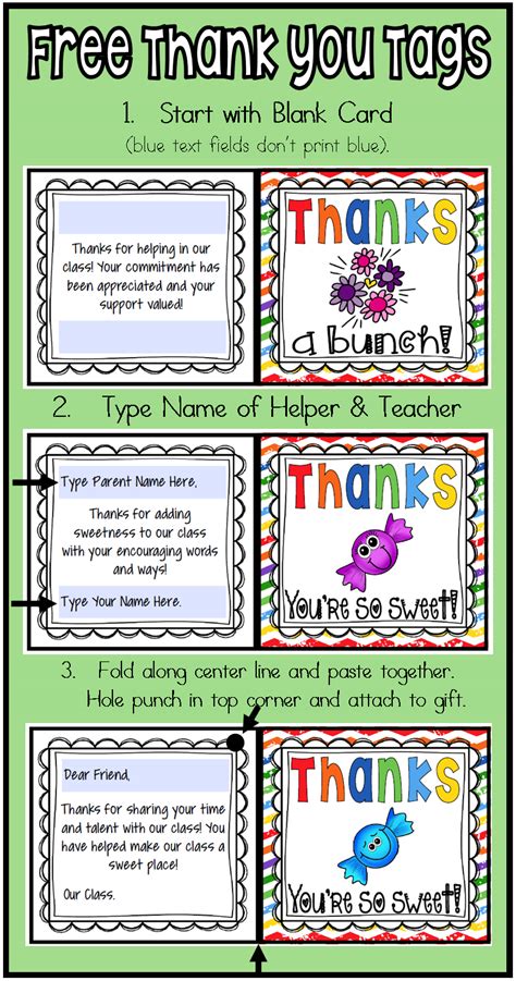 Thank You Card Ideas For Volunteers