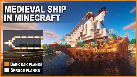 Minecraft Ship Build Tutorial - Image to u