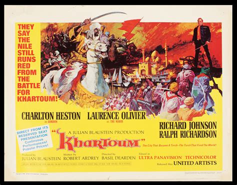 Lot Detail - "Khartoum" Original Movie Poster