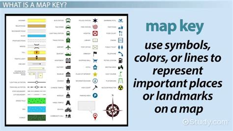 Map Key Symbols Mountains