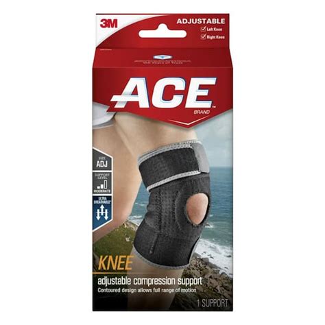 Ace 1-Size Adjustable Knee Support 207247 - The Home Depot