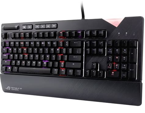 Asus ROG Strix Flare RGB Cherry MX Red Mechanical Gaming Keyboard ...