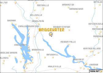 Bridgewater (United States - USA) map - nona.net