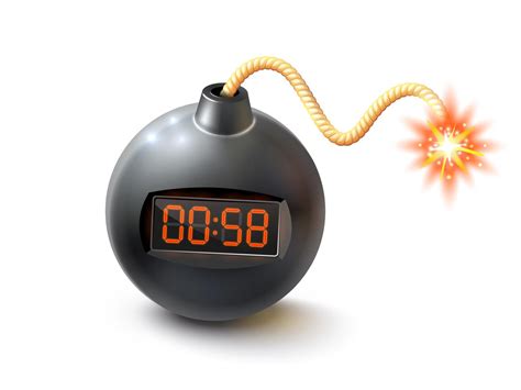 Bomb With Timer Illustration 468042 Vector Art at Vecteezy