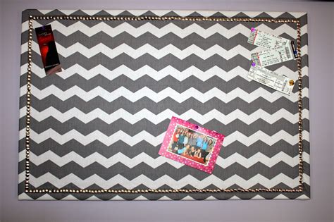 DIY Fabric Bulletin Board - Doused in Pink