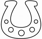 Horseshoe coloring Page  ColouringPages sketch template