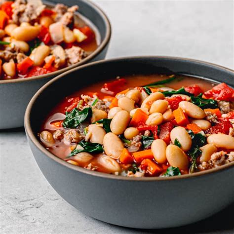 Italian Bean Soup (An Easy One-Pot Meal) - Posh Journal