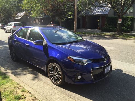 Toyota Corolla 2016 S CVT Color: Blue Crush metallic automatic transmission + manual shift mode ...