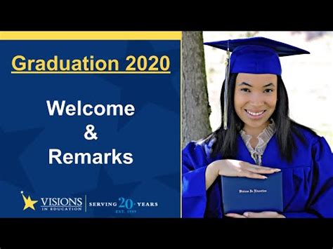 Graduation 2020: Welcome & Remarks - YouTube