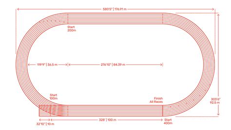 Track & Field Dimensions & Drawings | Dimensions.com