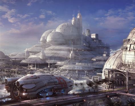 concept ships: Concept spaceship environments by Stefan Morrell ...