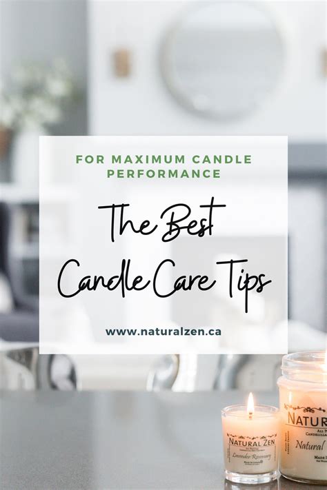 The Best Candle Care Tips from our Studio | Candle quotes, Best candles ...