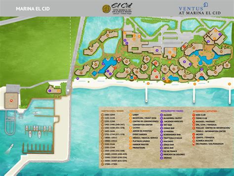 Ventus at Marina El Cid Resort map - Puerto Morelos Forum - Tripadvisor