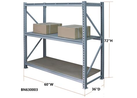 Extra Heavy Duty Steel Storage Racks Metal Basement Shelving 3800 ...