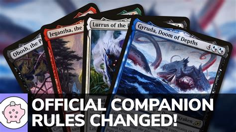 Official Companion Rules Changed | EDH | Commander Announcement | Magic ...