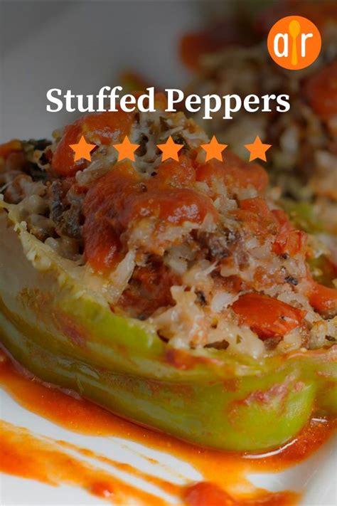 Chef John's Stuffed Peppers | Recipe | Stuffed peppers, Recipes, Raw ...