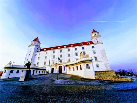 Bratislava castle views grounds and architecture before a vape run