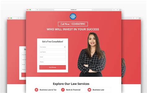 #1 Free Law Firm Landing Page Elementor Templates | MC