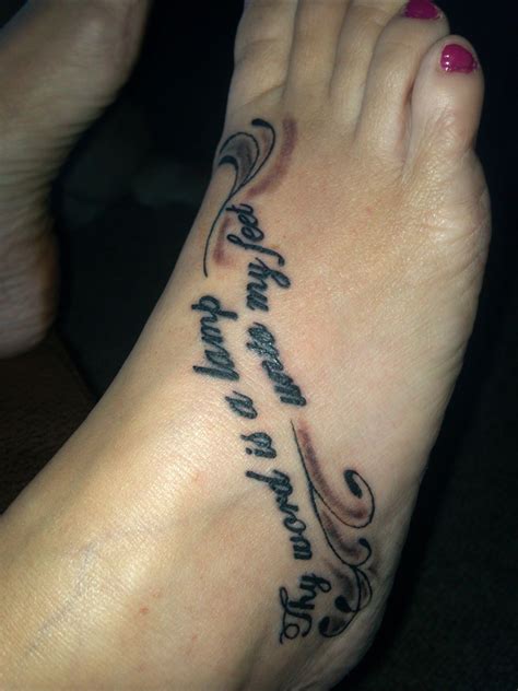 Thy Word is a Lamp Unto My Feet... Bucket List - Check | Good tattoo ...