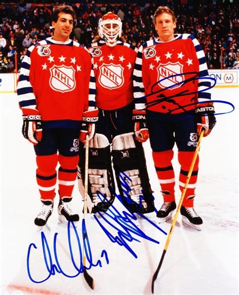 Chris Chelios, Jeremy Roenick & Ed Belfour Signed Blackhawks 8x10 Photo ...