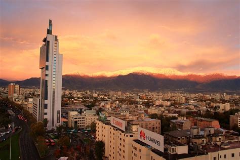 The Santiago Skyline - lauren on location