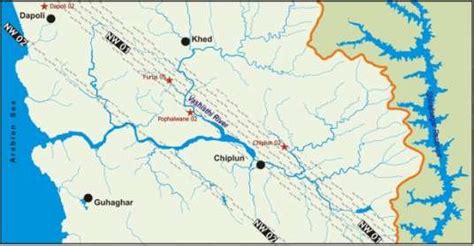 Sketch map of the Vashishti River in the vicinity of Chiplun. The... | Download Scientific Diagram